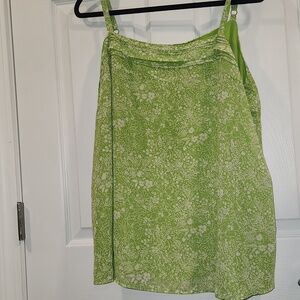 torrid Light Green Floral Camisole Tank
